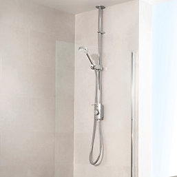 Aqualisa Visage HP/Combi Ceiling-Fed Chrome Thermostatic Smart Shower