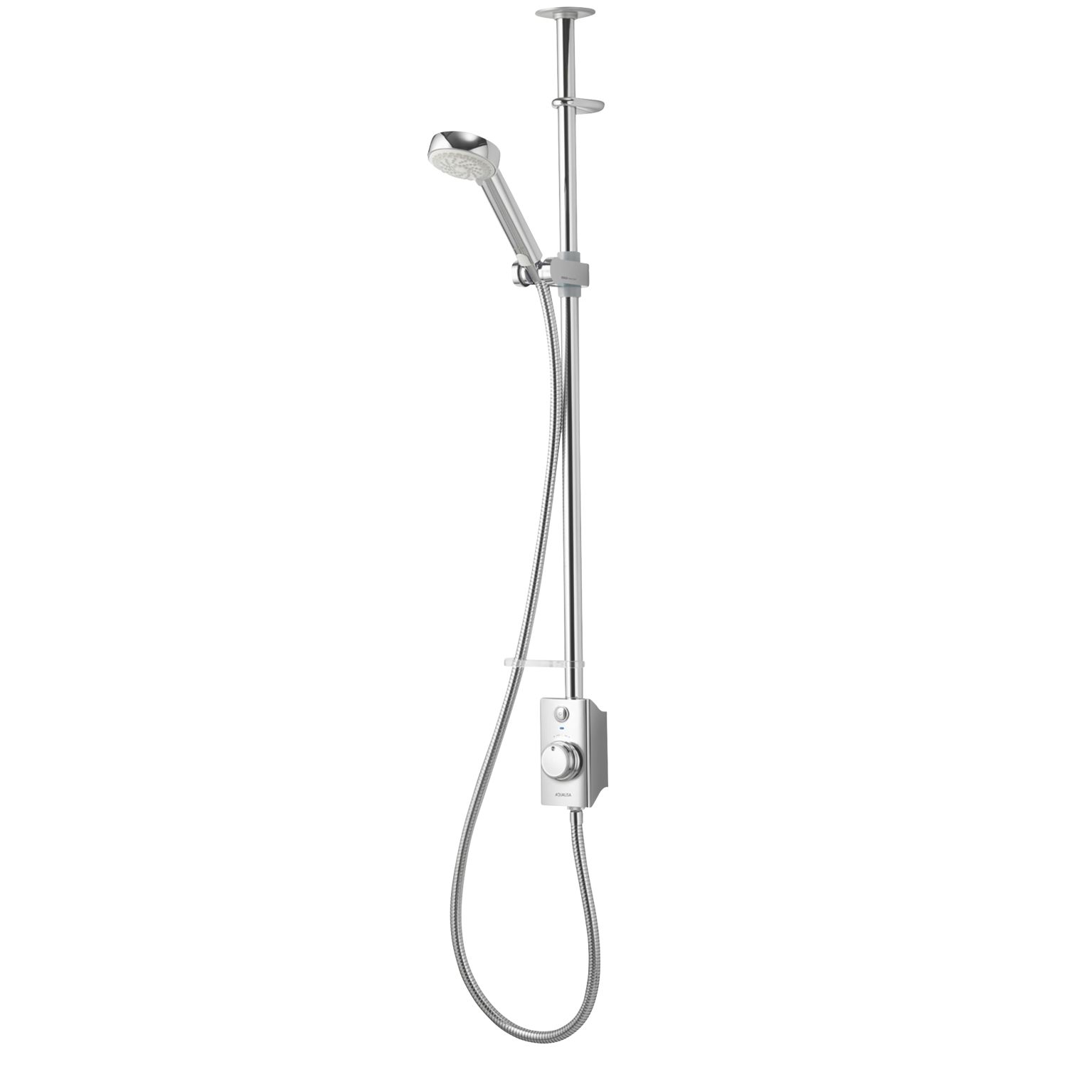 Aqualisa Visage HP/Combi Ceiling-Fed Chrome Thermostatic Smart Shower (835JK)