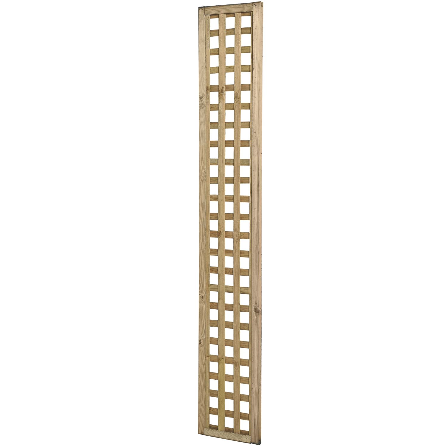 Forest Premium Framed Softwood Rectangular Garden Trellis 1' x 6' 10 Pack (835KP)