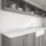 Wilsonart Matt White Stone Effect Compact Laminate Upstand 3000mm x 95mm x 12mm