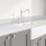 Wilsonart Matt White Stone Effect Compact Laminate Upstand 3000mm x 95mm x 12mm