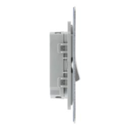 LAP  20A 16AX 2-Gang 2-Way Light Switch  Brushed Stainless Steel