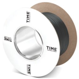 Time 2183Y Black 3-Core 0.75mm² Flexible Cable 25m Drum