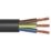 Time 2183Y Black 3-Core 0.75mm² Flexible Cable 25m Drum