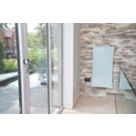 Towelrads Vetro 700W Electric Wall-Mounted Glass Infrared Designer Radiator 1063mm x 532mm White 2388BTU