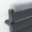 Ximax 1164mm x 600mm 2273BTU Anthracite Flat Designer Towel Radiator