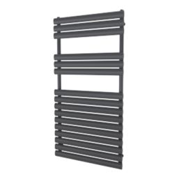 Ximax 1164mm x 600mm 2273BTU Anthracite Flat Designer Towel Radiator