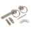 GateMate Ring Gate Latch Silver 190mm