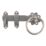 GateMate Ring Gate Latch Silver 190mm