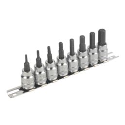 Magnusson  3/8" Drive Hex Bit Socket Rail 8 Pcs