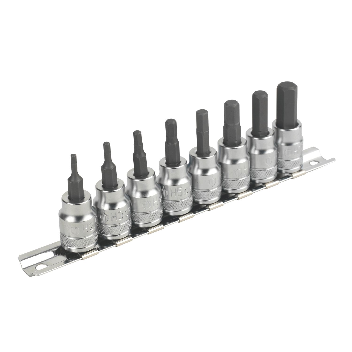 Magnusson 3/8" Drive Hex Bit Socket Rail 8 Pcs (8366V)