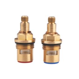 Bristan 1/2" BSP Quarter Turn Ceramic Tap Valves Pack