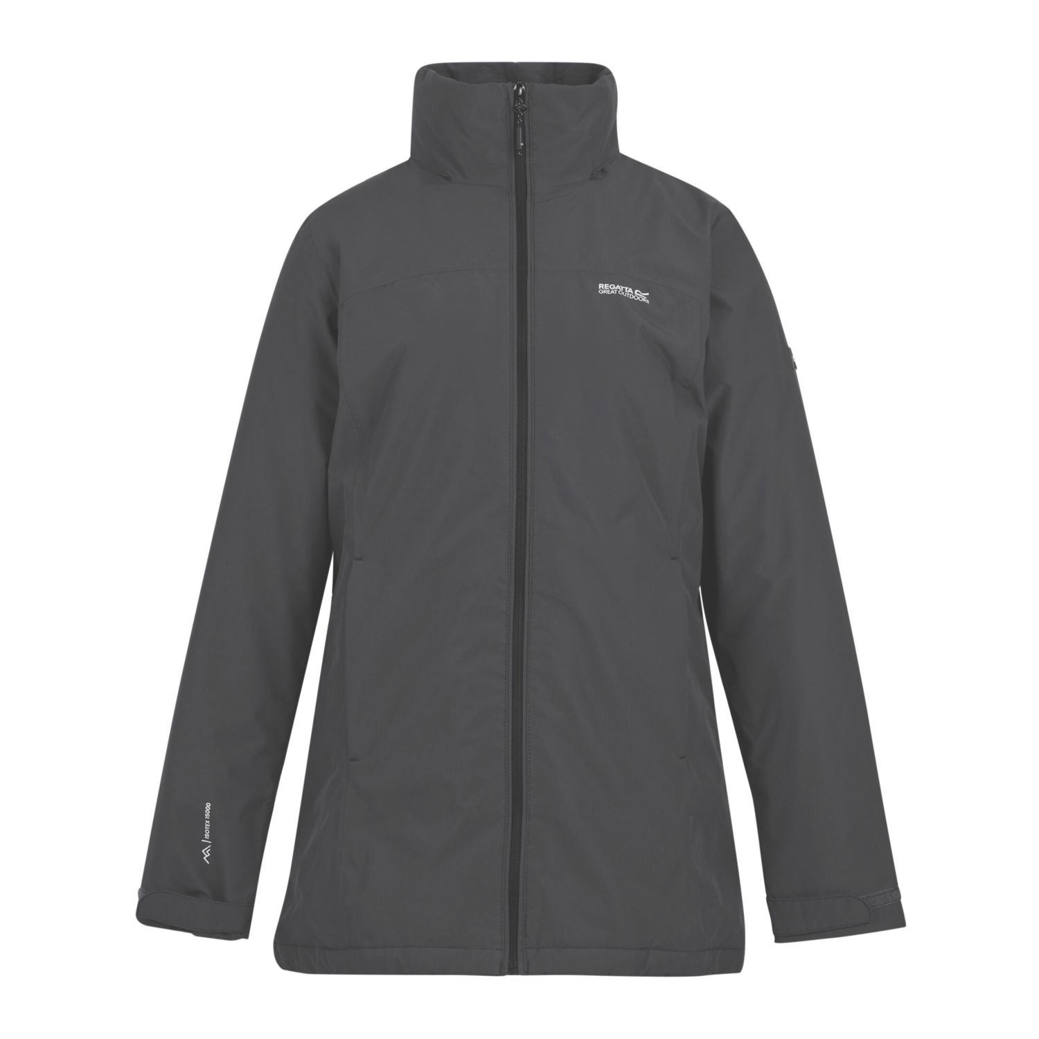 Regatta Tamlin Waterproof & Breathable Womens Jacket Seal Grey Size 14 (836AT)