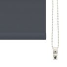 Renaissance Roller Blackout Thermal Blind Slate Grey 180cm x 160cm Drop