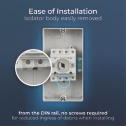 British General  25A 4-Pole Rotary Isolator Switch NO