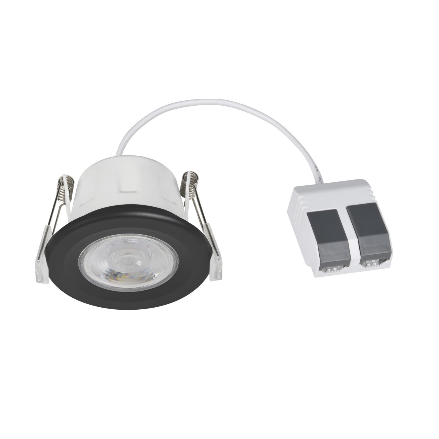 LAP Myko Fixed Fire Rated LED Smart Downlight Matt Black 4.7W 520lm (836FM)