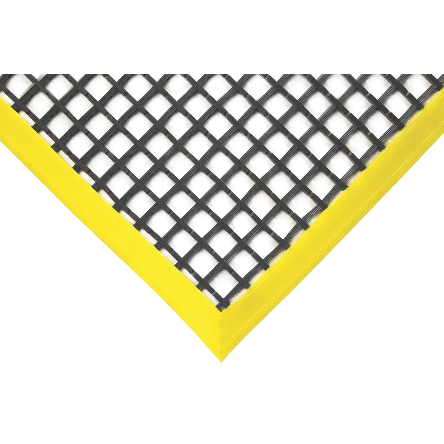 COBA Workstation Anti-Fatigue Floor Mat Black/Yellow 1.2m x 0.6m x 12mm (836FV)