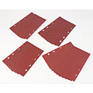 Bosch  C430 40, 80, 120 & 180 Grit 8-Hole Punched Multi-Material Sandpaper 185mm x 93mm 25 Piece Set