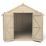 Forest  8' x 10' (Nominal) Apex Overlap Timber Shed with Assembly