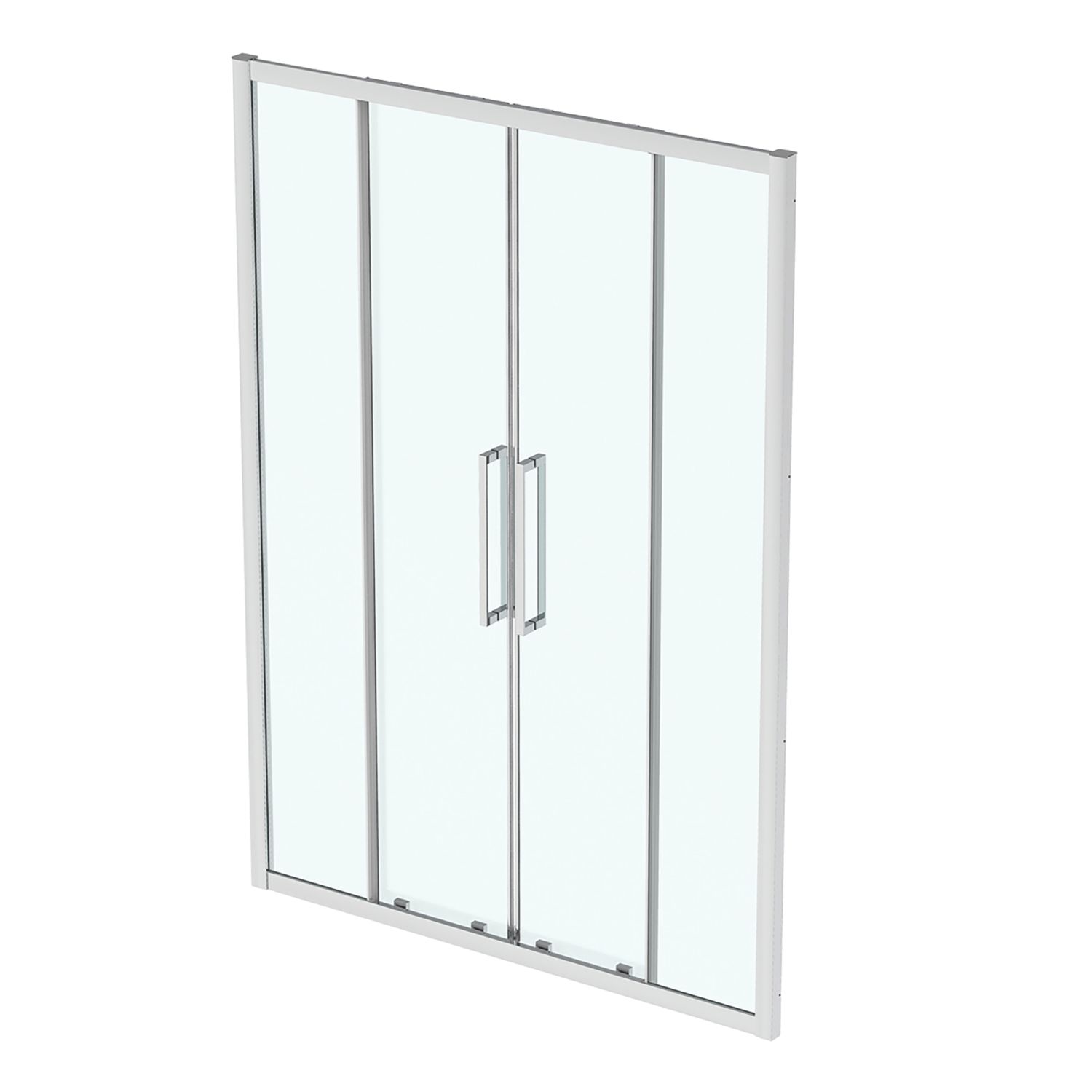 Ideal Standard I.life Semi-Framed Rectangular Sliding Shower Doors Silver 1500mm x 2005mm (836KU)
