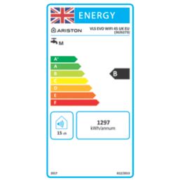 Ariston Velis Evo Wi-Fi Electric Storage Water Heater 3 / 6kW 45Ltr