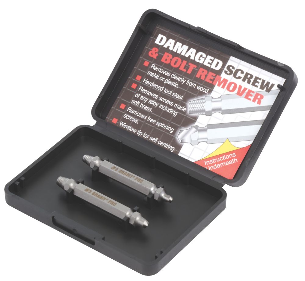 Hilka Pro-Craft Damaged Screw Extractor Set 8 Pcs - Screwfix