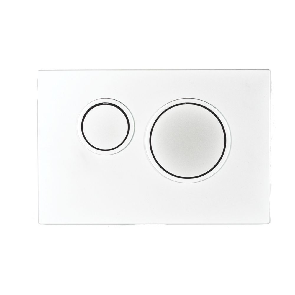 Fluidmaster Circle Dual-Flush T-Series Activation Plate Matt Chrome