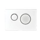 Fluidmaster Circle Dual-Flush T-Series Activation Plate Matt Chrome
