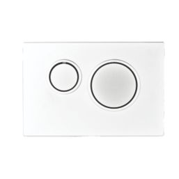 Fluidmaster Circle Dual-Flush T-Series Activation Plate Matt Chrome