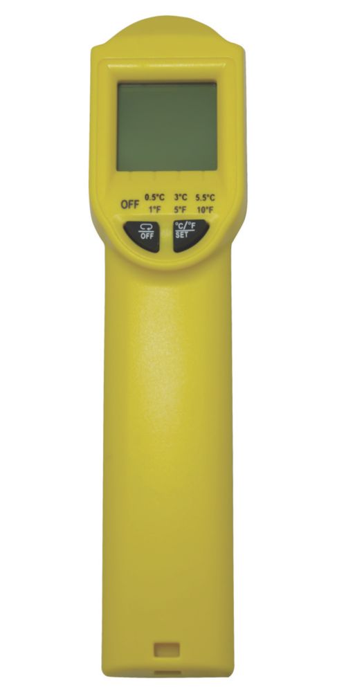 Stanley Stht0-77365 Thermomètre Laser - De-38° À 520° - Livré Avec 2 Piles  - Emissivité De 0,95 - Détection De Fuites Thermiques - Contraste Élevé :  : Bricolage