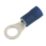 Essentials Insulated Blue 4mm Ring Crimps 100 Pack