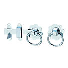 Hardware Solutions Ring Gate Latch Kit Silver