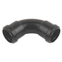 FloPlast Push-Fit Bend Black 92.5° 32mm