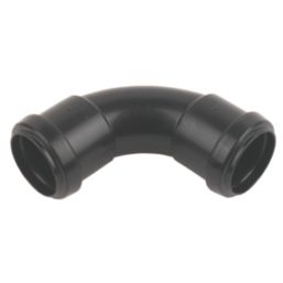 FloPlast Push-Fit Bend Black 92.5° 32mm