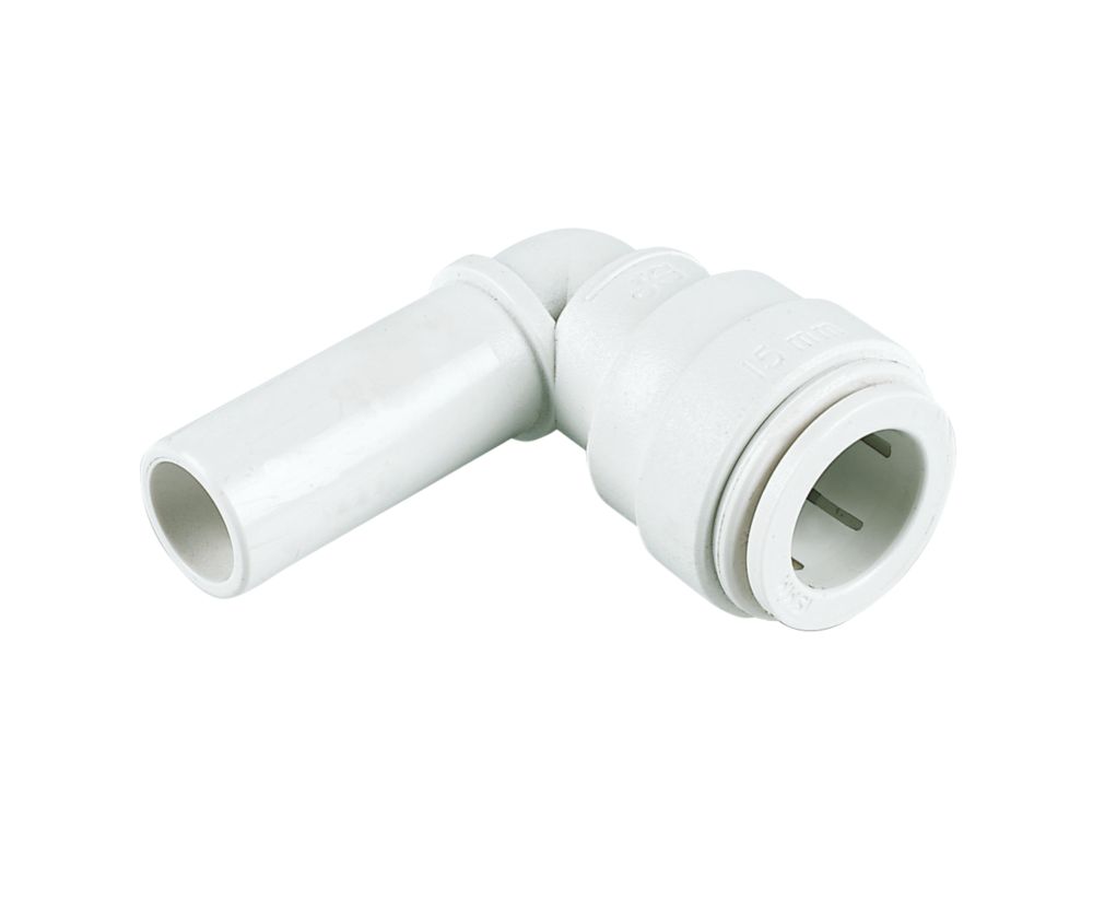 JG Speedfit  Plastic Push-Fit Equal 90° Stem Elbow 10mm