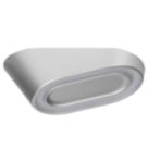 4lite Hampton Wedge LED Silver Cool White Under Cabinet Light Without Bezel 2.5W 85lm