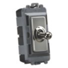 Knightsbridge  20AX Grid SP Control Switch Black Nickel