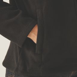 Regatta Micro Womens Fleece Black Size 16