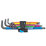 Wera L-Keys Metric Multicolour Holding Function Long Arm Hex-Plus Set 9 Pieces