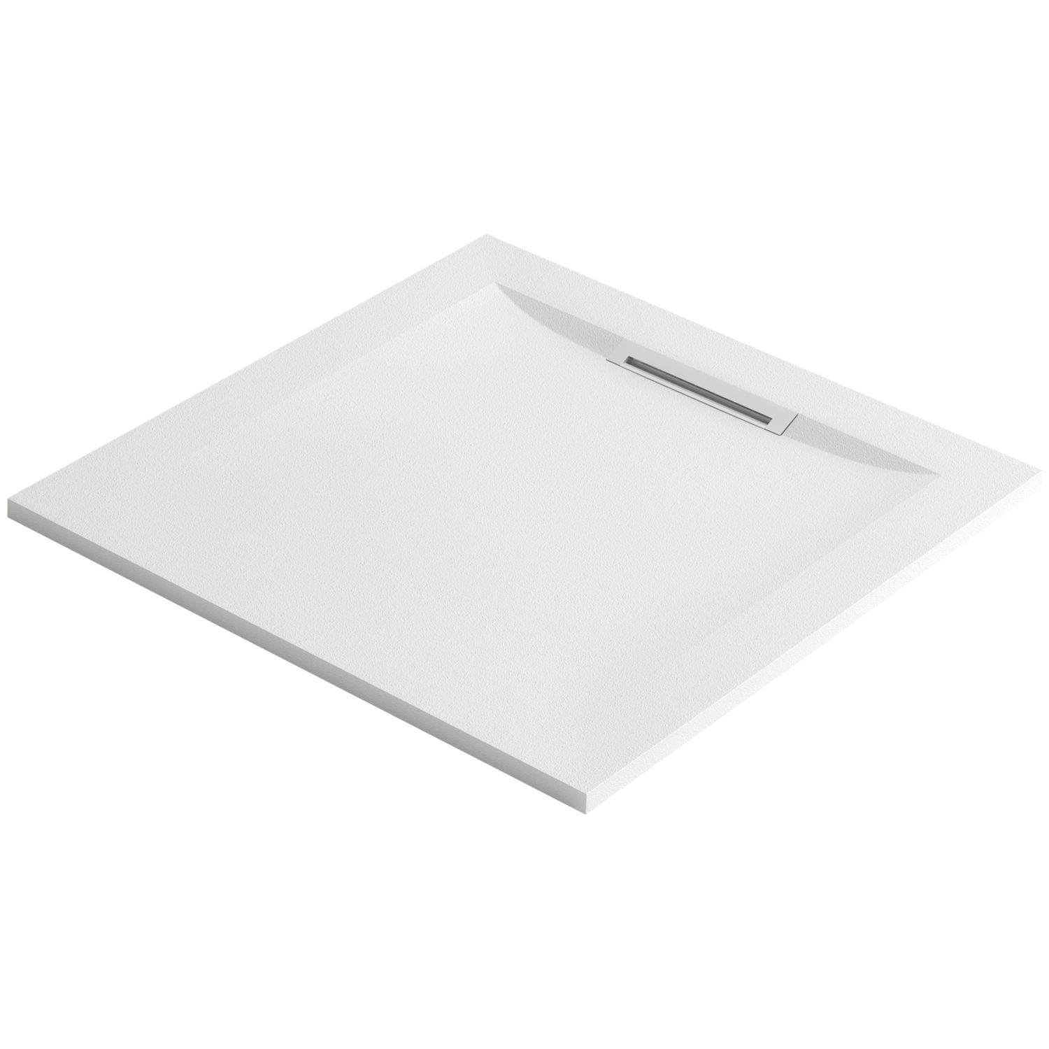 Mira Flight Level Safe Square Shower Tray White 800mm x 800mm x 25mm (837HR)