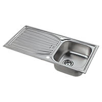 Astracast Alto  1 Bowl Stainless Steel Kitchen Sink  980 x 510mm