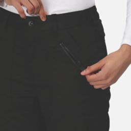 Regatta Pro Action Womens Trousers Black Size 14 33" L