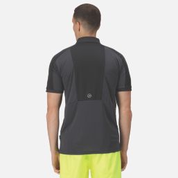 Regatta Offensive Wicking Polo Shirt Seal Grey Large 43" Chest