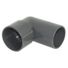 FloPlast Solvent Weld Conversion Bend 90° Anthracite Grey 32mm 5 Pack