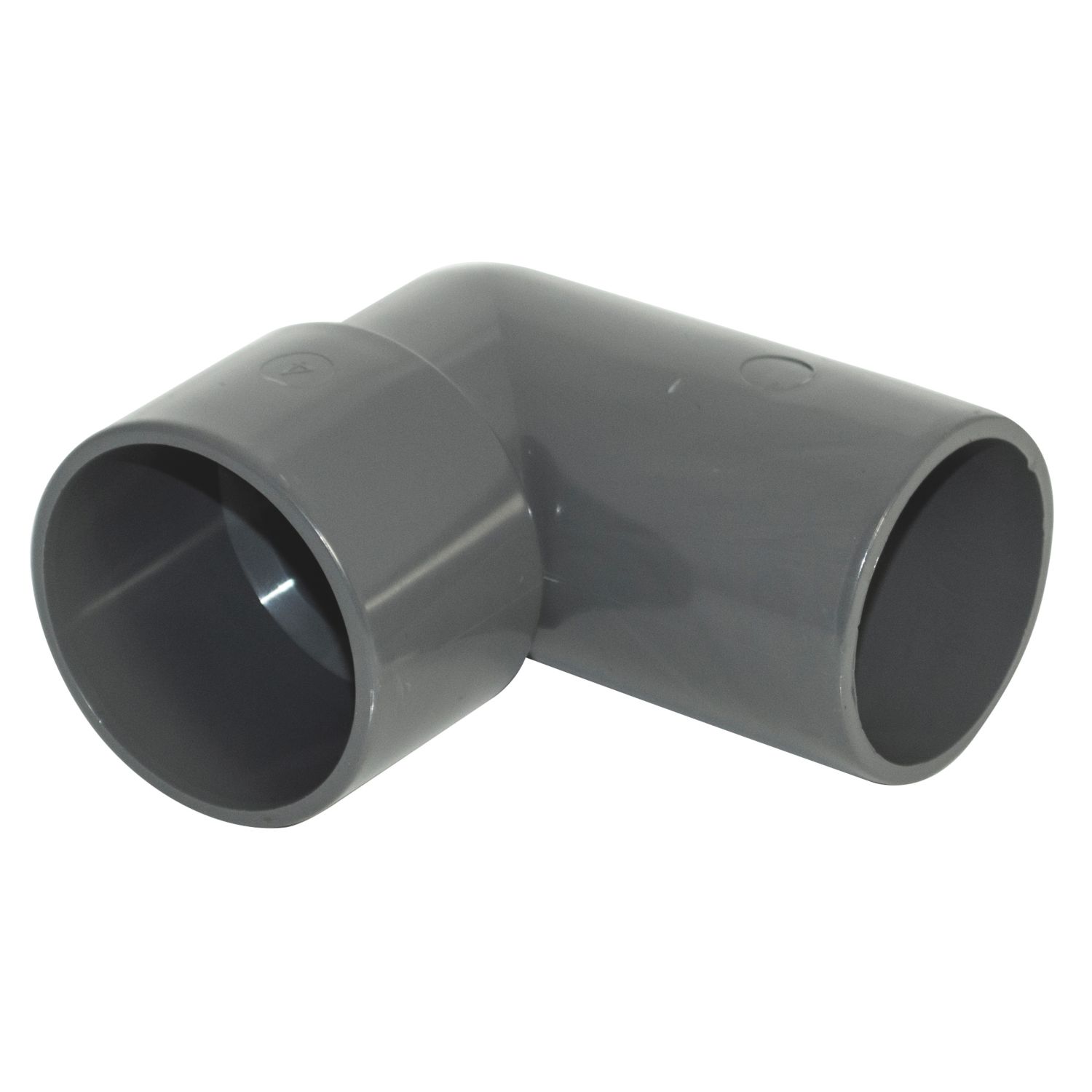 FloPlast Solvent Weld Conversion Bend 90° Anthracite Grey 32mm 5 Pack (837KJ)