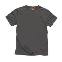 Scruffs Worker Short Sleeve T-Shirt Graphite X Large 46" Chest