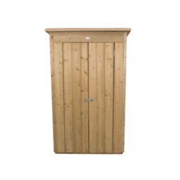 Forest  3' x 1' 6" (Nominal) Pent Overlap Timber Garden Store