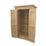 Forest  3' x 1' 6" (Nominal) Pent Overlap Timber Garden Store