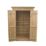 Forest  3' x 1' 6" (Nominal) Pent Overlap Timber Garden Store