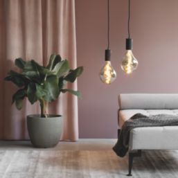 Calex XXL EVO Silver E27 Decorative LED Light Bulb  160lm 6W